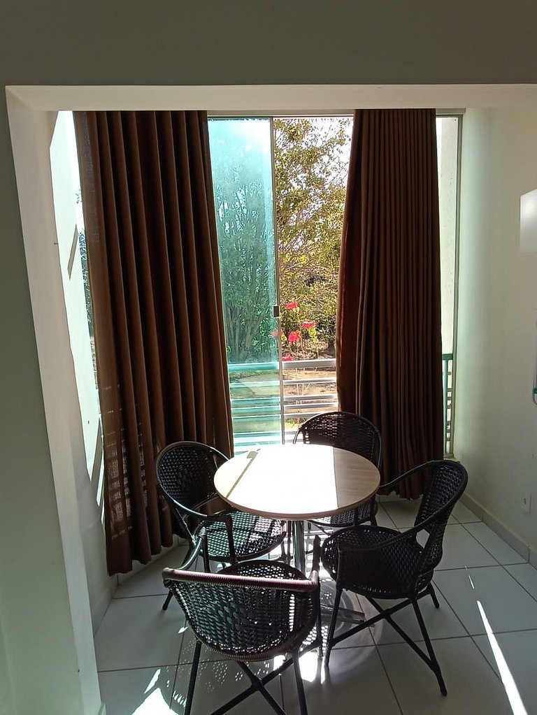 Apartamento de 1 quarto Thermas do Bosque