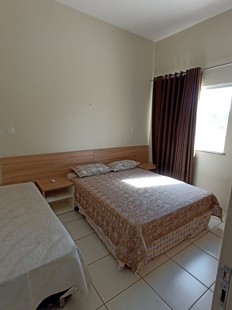 Apartamento de 1 quarto Thermas do Bosque