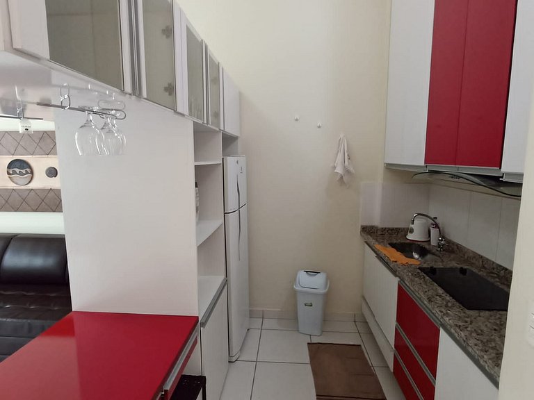 Apartamento de 1 quarto Thermas do Bosque