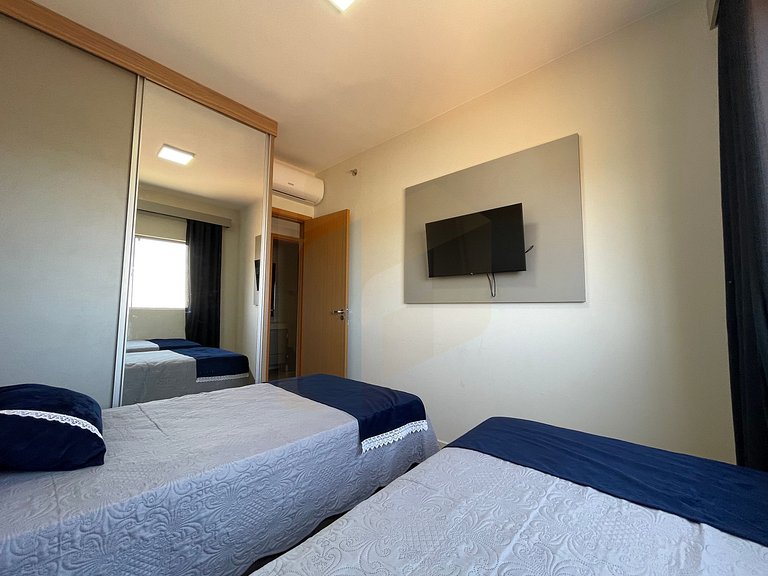 Apartamento de 2 Quartos imobiliado - Caldas Novas