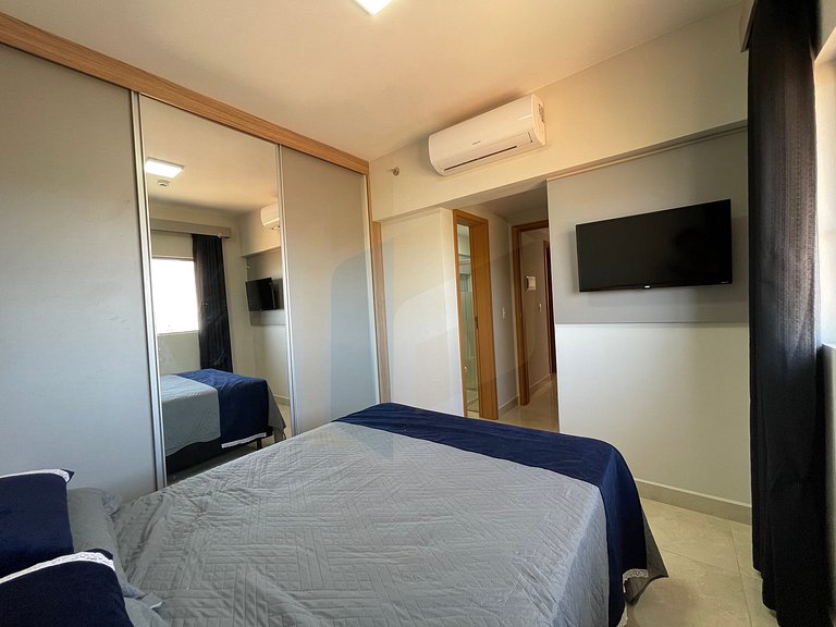 Apartamento de 2 Quartos mobiliado - Caldas Novas