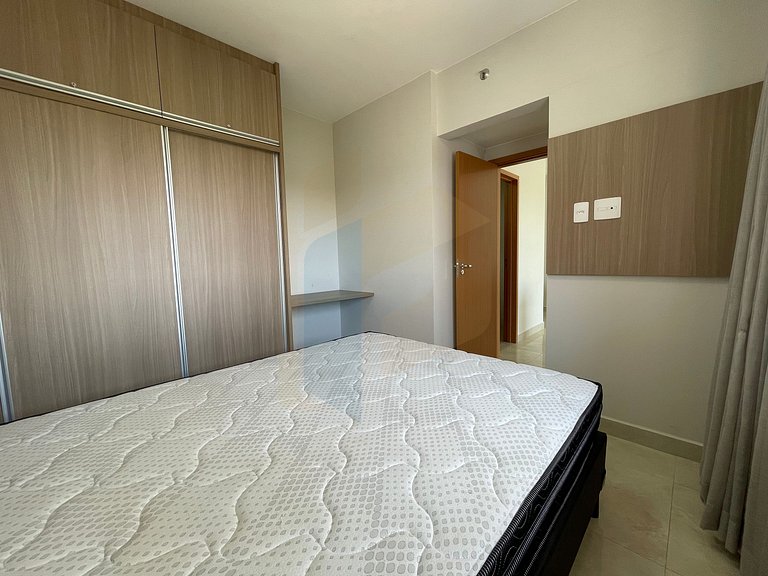 Apartamento de 1 Quarto imobiliado - Caldas Novas