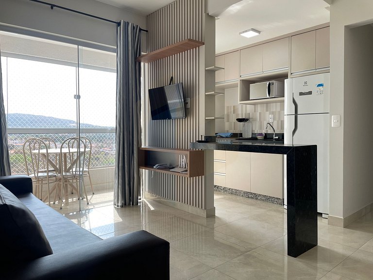 Apartamento de 2 Quartos imobiliado - Caldas Novas