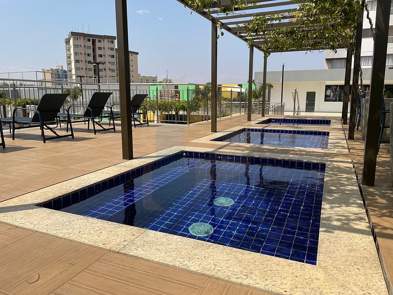 Apartamento de 2 Quartos mobiliado - Caldas Novas