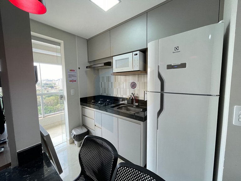 Apartamento de 1 Quarto imobiliado