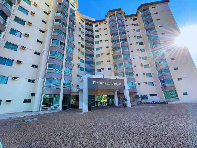 Apartamento de 1 quarto Thermas do Bosque