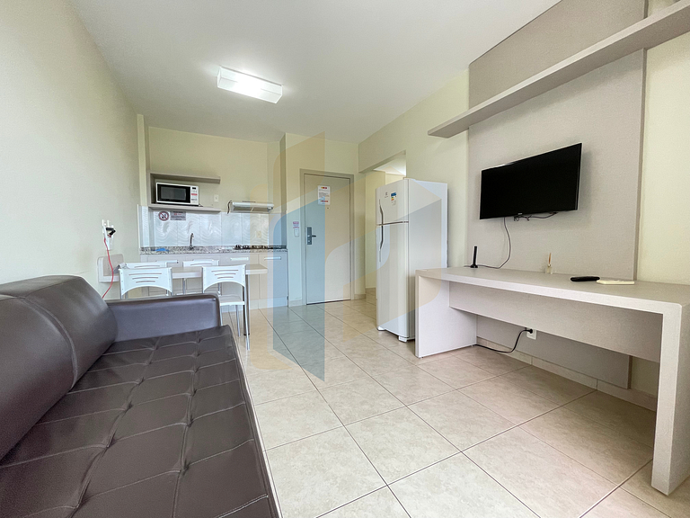 Apartamento de 1 quarto Thermas do Bosque
