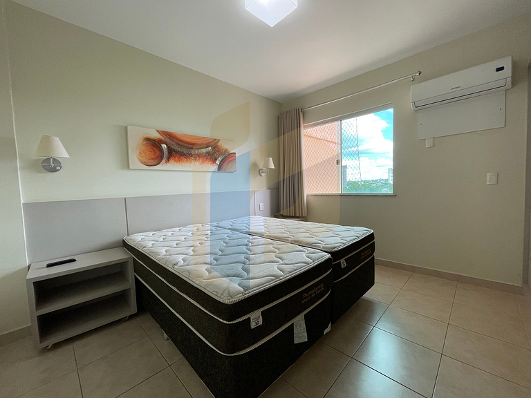 Apartamento de 1 quarto Thermas do Bosque