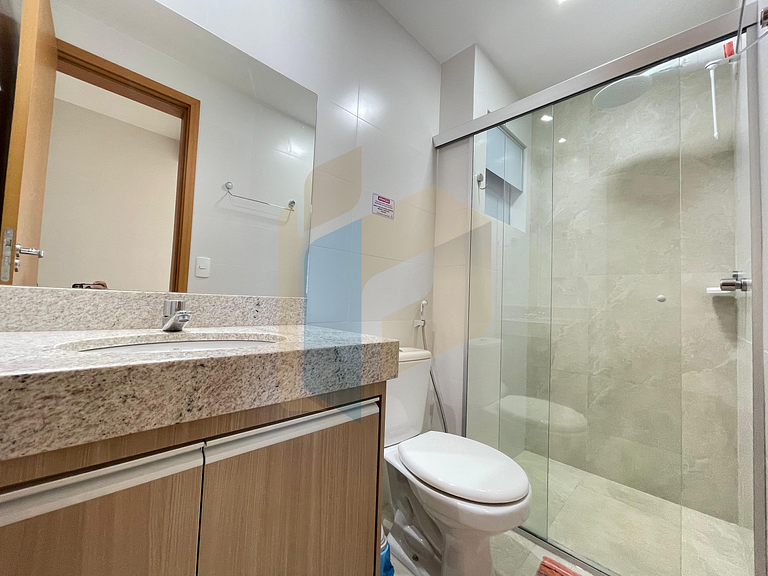 Apartamento de 2 Quartos imobiliado - Caldas Novas