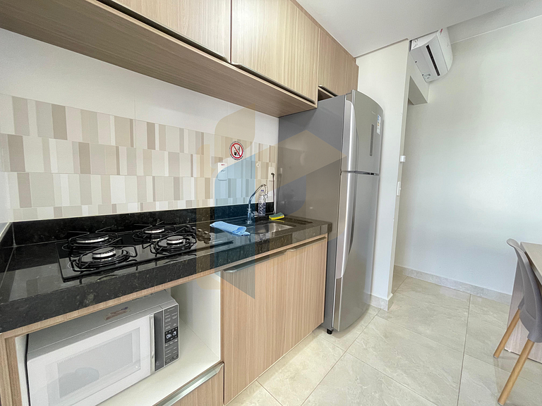 Apartamento de 2 Quartos mobiliado - Caldas Novas