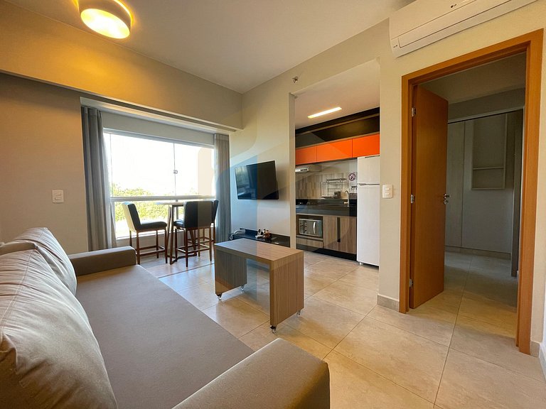 Apartamento 1 Quarto Mobiliado Recanto do Bosque