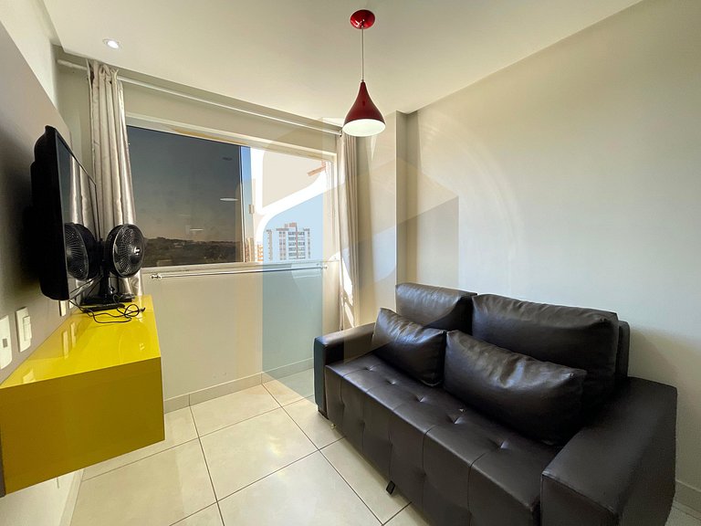 Apartamento de 1 quarto mobiliado - Caldas Novas