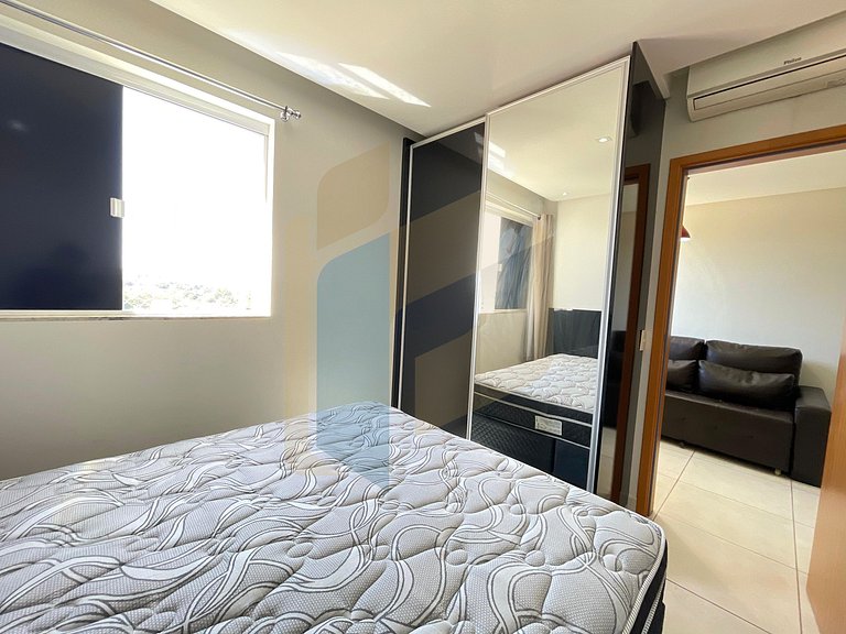 Apartamento de 1 quarto mobiliado - Caldas Novas