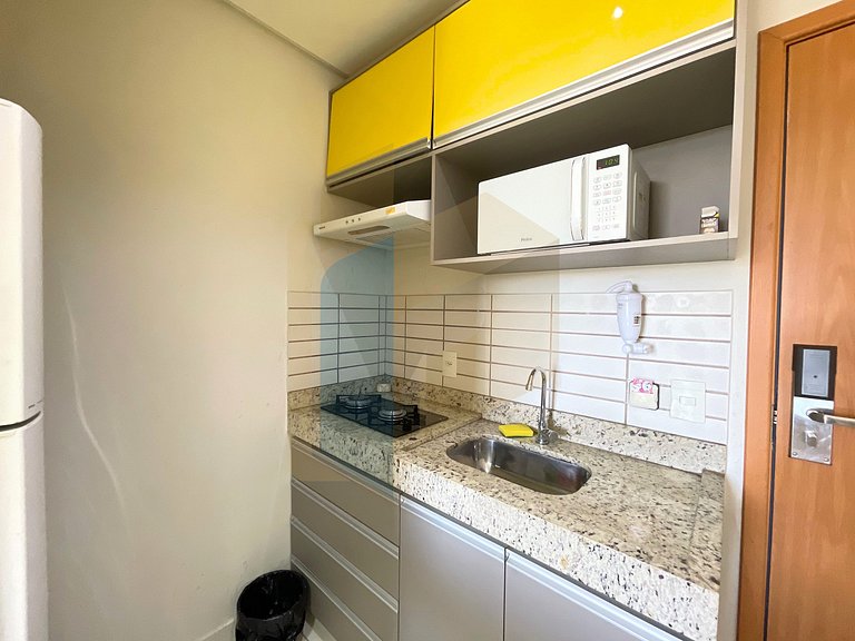 Apartamento de 1 quarto mobiliado - Caldas Novas