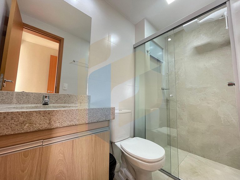 Apartamento de 2 Quartos imobiliado - Caldas Novas