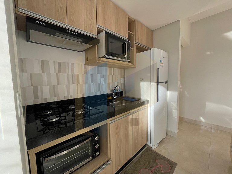 Apartamento de 2 Quartos imobiliado - Caldas Novas