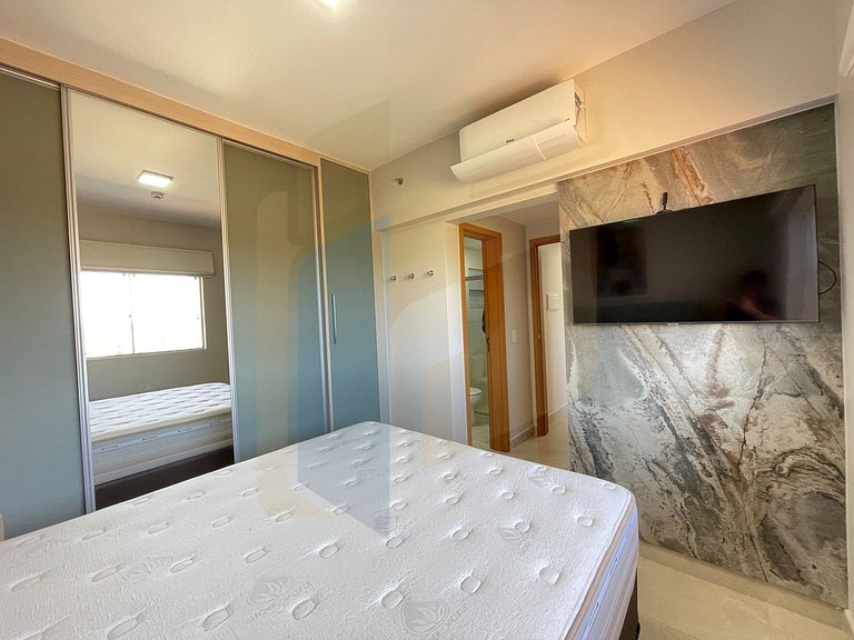 Apartamento de 2 Quartos imobiliado - Caldas Novas