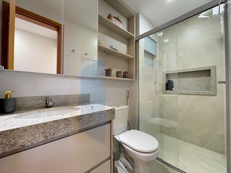 Apartamento de 2 Quartos imobiliado - Caldas Novas