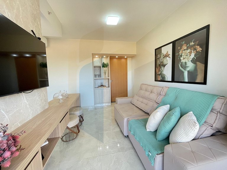 Apartamento de 2 Quartos mobiliado - Caldas Novas
