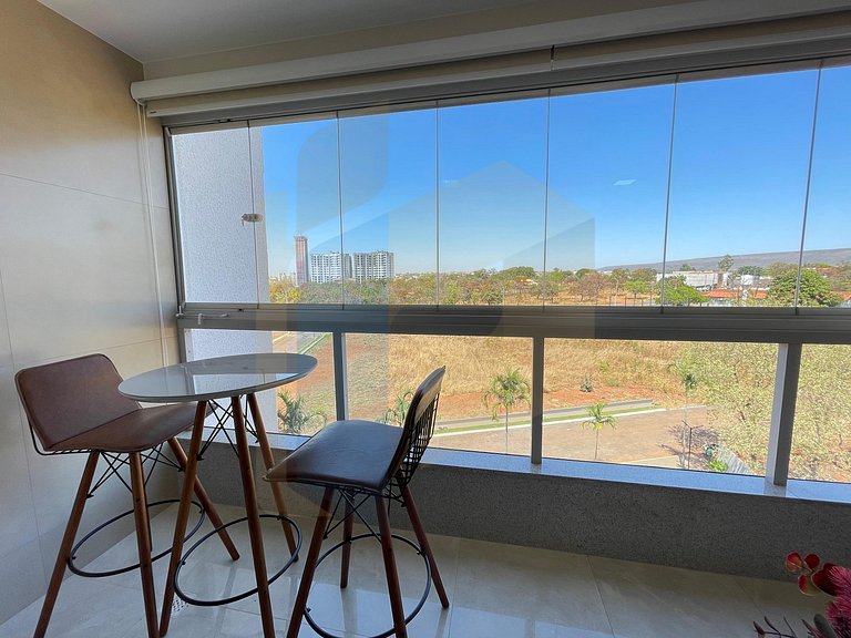 Apartamento de 2 Quartos imobiliado - Caldas Novas