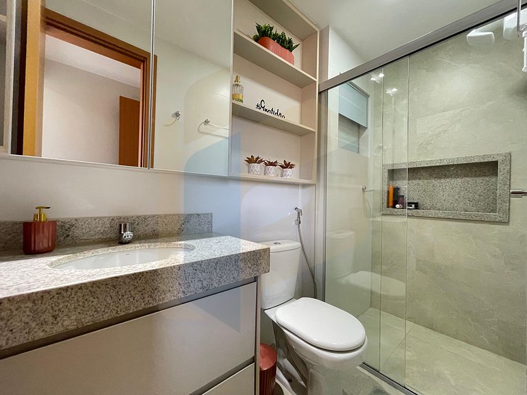 Apartamento de 2 Quartos imobiliado - Caldas Novas