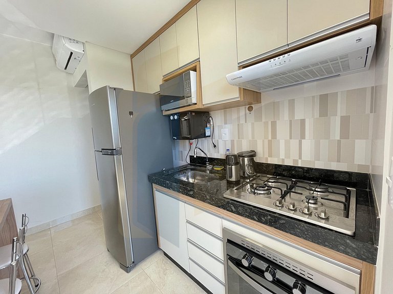 Apartamento de 2 Quartos mobiliado - Caldas Novas