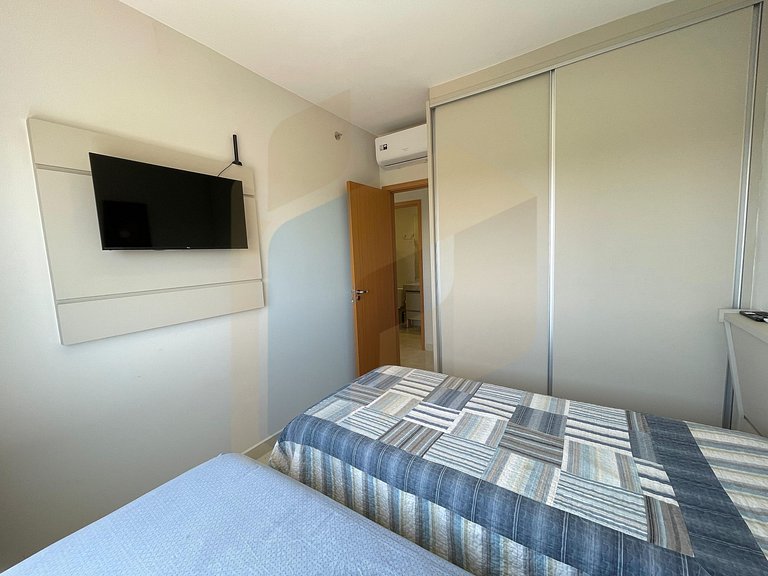 Apartamento de 2 Quartos mobiliado - Caldas Novas