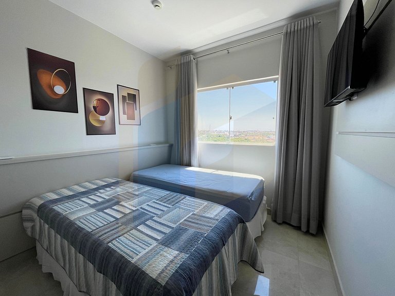 Apartamento de 2 Quartos imobiliado - Caldas Novas