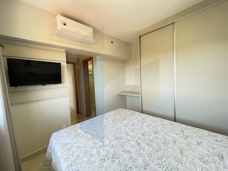Apartamento de 2 Quartos mobiliado - Caldas Novas