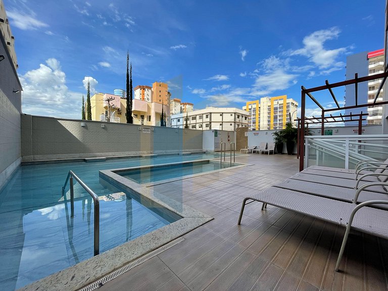 Apartamento de 1 quarto mobiliado - Caldas Novas