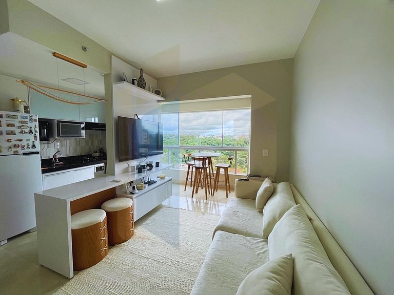 Apartamento de 2 Quartos imobiliado - Caldas Novas