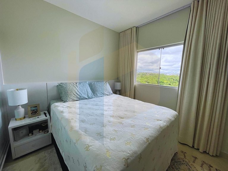 Apartamento de 2 Quartos imobiliado - Caldas Novas