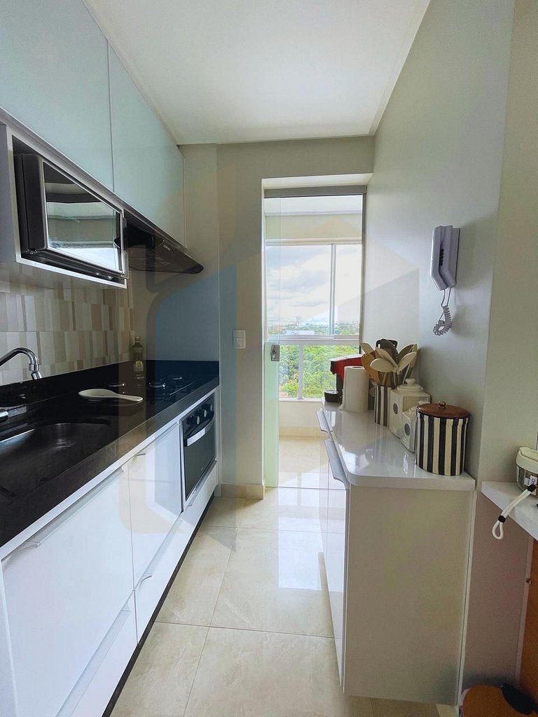 Apartamento de 2 Quartos imobiliado - Caldas Novas