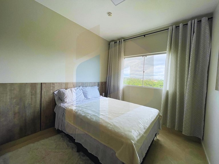 Apartamento de 2 Quartos mobiliado - Caldas Novas