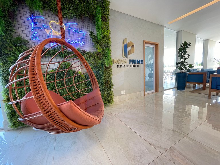 Apartamento de 2 Quartos imobiliado - Caldas Novas