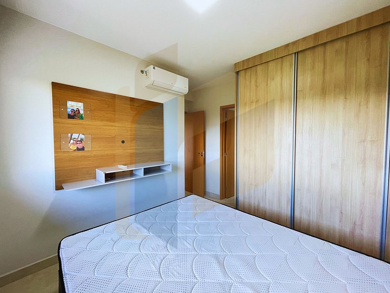 Apartamento 1 quarto 2 banheiros Recanto do Bosque