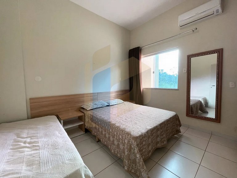 Apartamento de 1 quarto Thermas do Bosque