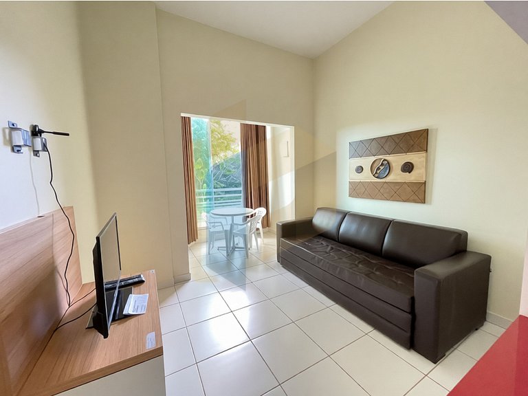 Apartamento de 1 quarto Thermas do Bosque