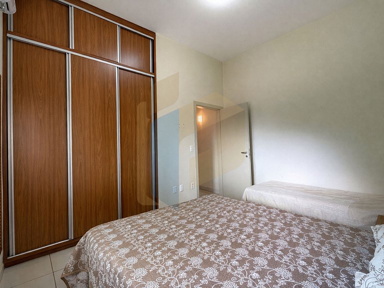 Apartamento de 1 quarto Thermas do Bosque