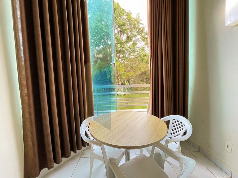 Apartamento de 1 quarto Thermas do Bosque