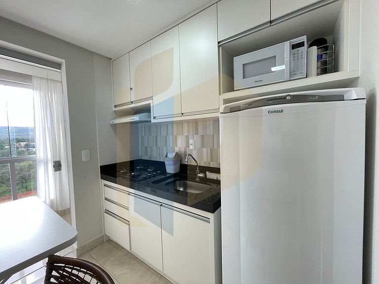 Apartamento de 2 Quartos mobiliado - Caldas Novas