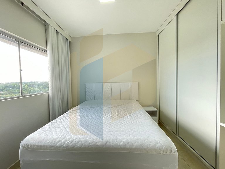 Apartamento de 2 Quartos mobiliado - Caldas Novas