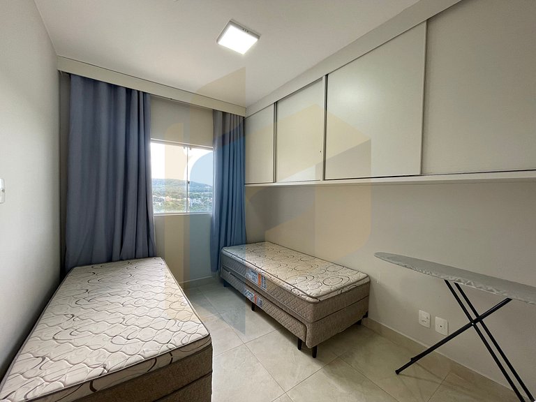 Apartamento de 2 Quartos mobiliado - Caldas Novas