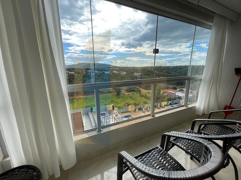 Apartamento de 2 Quartos mobiliado - Caldas Novas