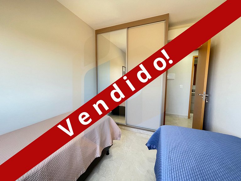Apartamento de 2 Quartos mobiliado - Caldas Novas