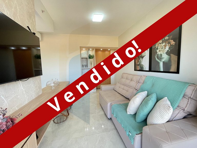 Apartamento de 2 Quartos mobiliado - Caldas Novas