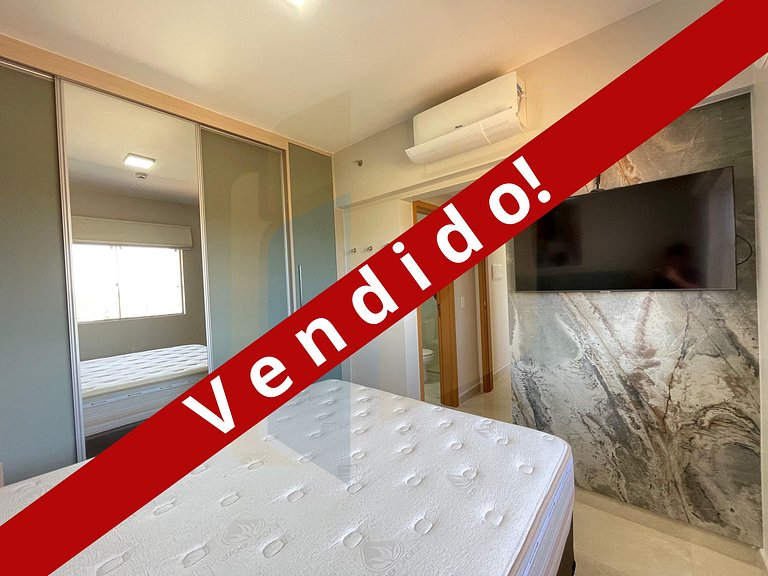 Apartamento de 2 Quartos mobiliado - Caldas Novas