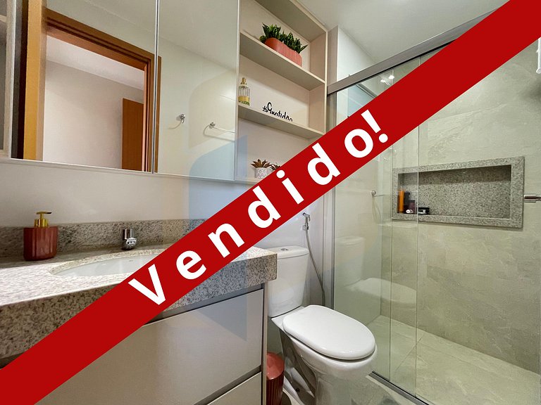 Apartamento de 2 Quartos mobiliado - Caldas Novas