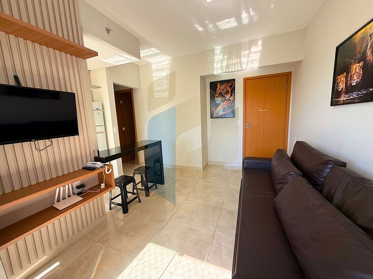 Apartamento de 2 Quartos mobiliado - Caldas Novas